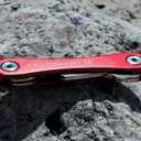 KeySmart Rugged - Multitool Key Holder for Keychain w/Bottle Opener and Pocket Clip, Key Organizer for Key Chain, EDC Keychains, Key Ring for Car Fobs Key Chains, Expandable (Up to 14 Keys, Red)