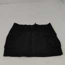 Buauty Women Denim Cargo Skirt Y2K, Mini Low Waist Jean Skirts Bodycon Flap Pockets 2024 Trendy Short, Large