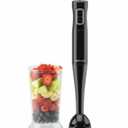 Toastmaster Immersion Hand Blender Mixer Black with 700ml Blending Cup 100W