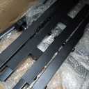 GLEAM Keyboard Stand and Bench Set, Double X Style Digital Piano Stand Height from 19" to 38", Heavy Density Foam Padded Stool from 14" to 18" Black