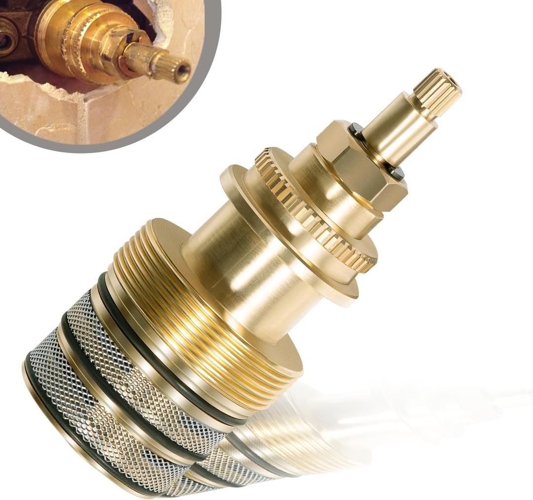 78913 Thermostatic Valve Cartridge Replacement for Kohler 78913 K400 K401 3/4 Inch Master Shower High Flow Rate Water Valve Prior to 2006