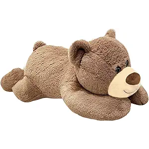 3.5 LB Weighted Stuffed Animals Bear, 24 Inch Weighted Plush Animals Throw Pillow, Cute Kawaii Plush Toys Gifts for Kids Adults Teens Birthday Christmas