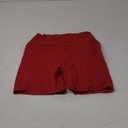 YEOREO Women's Biker Shorts 3.6" /4.5" / 6" Workout Gym Shorts Craze High Waist Tummy Control Hidden Scrunch Running Yoga (Medium, Jujube Red)