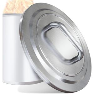 Fire Pit Lid for Solo Stove Bonfire 2.0, 304 Stainless Steel Fire Pits Round Lid, Camping for Solo Stove Accessories Bonfire Lid and Other 19.5" Outdoor Firepit