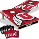 YouTheFan NCAA 2 x 3 Wood Cornhole Game with Logo Bags (Utah Utes)