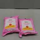 Burts Bees Micellar Rose Water Facial Towelettes, 100% Plant Based Cloth; 99% Natural Origin; Remove Makeup, Cleanse, Hydrate; No Oily Residue; All Skin Types; 30 Ct, Pack of 3