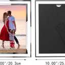 Giftgarden 8x10 Picture Frames Glass, 2 Pack Clear Photo Frame Vertical Horizontal Tabletop Standing