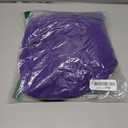 Womens Plus Size Dress Wedding Guest Cocktail Ruffle Half Sleeve Wrap V Neck Slit A Line Maxi Dresses with Belt (Size L, Purple)