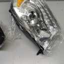 LED Signal Headlights Assembly For 2013-2018 Dodge Ram 1500 2500 3500 Pair Halogen Headlamps (Chrome)