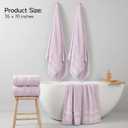 REDKISS 100% Cotton Bath Towels Set of 2, Extra Large Bath Sheets 35 X 70 Inches, 800G, Quick Dry, Ultra Soft & Super Absorbent Bathroom Towel Sets for Bathroom, Gym, Spa, Pool & Hotel, Purple