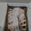 DREAM PAIRS Girls Ksd214 Closed-Toe Flower Summer Dress Sandals Shoes Pink, Size 10 Toddler