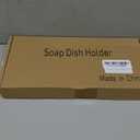 MASADI 3 Tier Soap Dish Holder,Soap Bar Holder with Hooks, Shampoo Bar Caddy for Shower Wall, Razor Holder for Shower, Bar Soap Container 304 Stainless Steel, Bathroom(Black) (3 Tier, Black)