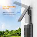 Solar Charger Compatible for Ring Video Doorbell (2020 Release), QIBOX Adjustable Solar Panel Mount, Efficient Solar Charger for Doorbell Camera, Micro-USB Port Charging