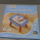 Kikidex Magnetic Drawing Board, Toddler Girl Toys for 1-2 Year Old, Doodle Board Pad Learning and Educational Toys for 1 2 3 Year Old Baby Kids Birthday Gift(Light Blue)