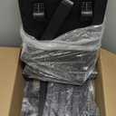 GLEAM Keyboard Stand and Bench Set, Double X Style Digital Piano Stand Height from 19" to 38", Heavy Density Foam Padded Stool from 14" to 18" Black