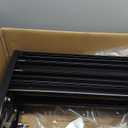 RV Steps, 2-Step, Manual Foldable RV Steps, 400 LBS Load Capacity, Retractable Aluminum Alloy Camper Steps, Thickened Steel Plate Trailer Steps, Non-Slip Design, Ideal for RV, Trailer, Camper, Black