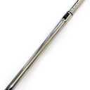 Replacement Vacuum Wand Hose - Adjustable Length (32mm/1.25") Chrome-Plated Metal Tube w/Adapter - Fits Hoover, Electrolux, Kenmore, Dirt Devil (Not for Miele)