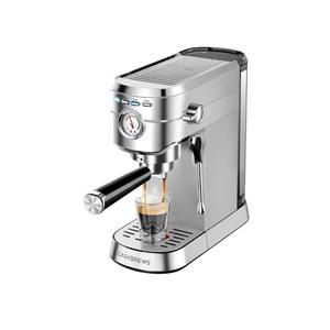 CASABREWS CM5418 Espresso Machine 20 Bar, Compact Espresso Maker with Steam Milk Frother, Stainless Steel Coffee Machine with 34oz Removable Water Tank for Cappuccino, Small Latte Machine, Silver