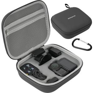 Carrying Case for DJI Osmo Nano, Portable PU Storage Travel Bag for Osmo Nano Accessories (Set Bag-Black)