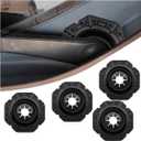 YoRise Car Windshield Wiper Arm Hole Protector Cover, Silicone Wiper Pivot Guards, Front Wiper Dust Anti-Blockage Cover, Car Exterior Accessories for Most Cars, SUVs, Trucks (4 PCS)