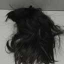 Topcosplay Girls Kids Wigs Black Long Straight Cosplay Halloween Costumes Party Wig with Headband(1849)