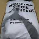 Outdoor Projector Screen with Stand - 120 inch Portable Projector Screens Indoor Outdoor Projector Screen 16:9 4K HD Outdoor Movie Screen with Carry Bag,Enioy Home Theater Projection Screen.