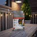 Simple Living Solutions Max Pro Anywhere Sticky Clip Ultimate Outdoor Adhesive White Light Clip Value 2 Pack  