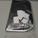 4 Pcs Face Shield Replacement Lens,15.5'' x 8''Face Shield for Grinding and Cutting,Welding Shield Compatible with Hobart 770580&Cosplay,Tinted Full Face Shield (with 8 Pcs Velcro Fasteners)