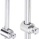 uxcell 1/4" and 3/8" Drive Sliding Wrench Breaker Bar T-Handle Socket Hand Tool 2pcs