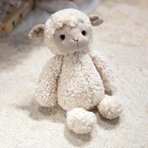 Realistic Lamb Plush 8.5 inch Small Size Cute Sheep Stuffed Animal Doll Ultra Soft Plushies Toys Kawaii Gifts for Kids Adults Beige
