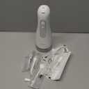 AquaSonic Aqua Flosser PRO - Rechargeable Cordless Water Flosser for Teeth, Gums & Tongue - Modern Design, 300ml Large Tank, 6 Jet Tips with Deluxe Tongue Nozzle, 3 Modes, Waterproof Optic White