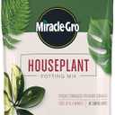 Miracle-Gro Houseplant Potting Mix: Fertilized, Perlite Soil for Indoor Gardening, Designed to Be Less Prone to Gnats, 4 qt. (1 Pack)