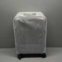 Carry On Luggage with Spinner Wheels, 8010S Aluminum Frame Zipperless Polycarbonate Hard Shell Suitcase (ZX-Core, Charcoal Metallic, 20 Inch)