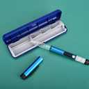 60 Unit Reusable Pen Injector Device with Adjustable Dose Dial Compatible,Clear