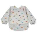Tiny Twinkle Long Sleeve Bib for Babies & Toddlers | Waterproof Smock Bib for Eating | Machine Washable & Mess-Proof Feeding Essentials | Newborn Shower Gift (Dinosaur, 6-24M)