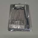 Stainless Steel Magnetic Clipboard with Pen - Multiple Sizes, Magnetic Design, Essential for Office and Home (Gold 4.3 x 6.5 Inches)