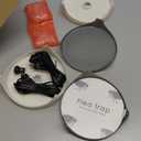 Flea Trap 2 Packs  Premium Flea Traps for Inside Your Home  Natural and Child-Friendly Light Trap for Indoor with Natural Glue Discs Refills and LED Lightbulb (Gray)