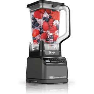 Ninja Professional Blender | Smoothie Blender, Drink Mixer, Grinder, Ice Crusher | Total Crushing™ Technology, Auto-iQ™ Smart Presets, Professional 1200W Power, XL 72oz Pitcher | Dark Grey | BR201AMZ