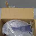 Rubtlamp 100Pcs Clear Plastic Plates, Heavy Duty Party Plates, Hammered Disposable Plates Include 50 Clear Fancy Dessert Plate, 50 Dinner Plate for Wedding Party