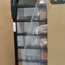 50" Extra Tall Baby Gate No Drilling, Auto Close Dog Gate, Black