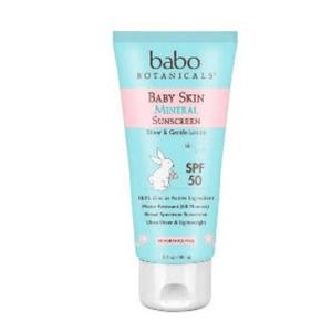 Babo Botanicals - Baby Skin Mineral Sunscreen - SPF 50 - 3 oz