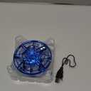 Force1 Scoot Hand Operated Drone for Kids or Adults - Hands Free Motion Sensor Mini Drones, Easy LED Indoor Rechargeable UFO Toy Flying Orb Ball Drone Toys for Boys and Girls (Blue)