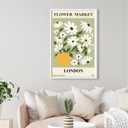 upsimples 24x36 Poster Frame, Display Pictures 20x30 with Mat or 24x36 Without Mat, Wall Hanging Picture Frame, White, 1 Pack