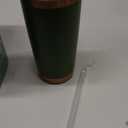 20 oz Tumbler Stainless Steel Tumbler with Lid and Straw, Double Wall Vacuum Insulated Travel Coffee Mug for Laser Engrave, Powder Coated Cup for Hot and Cold Drinks (Army Green,1 pack)