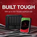 Seagate IronWolf Pro, 4 TB, Enterprise NAS Internal HDD CMR 3.5 Inch, SATA 6 Gb/s, 7,200 RPM, 256 MB Cache for RAID Network Attached Storage (ST4000NT001)