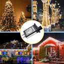 30V 0.3A Class 2 Power Supply Replacement LED Transformer IP44 LED Light Controller Low Voltage Transformer for Christmas String Light Inflatable Device (30V9W 8Modes 1PC)