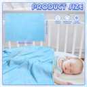 Kinlop 16 Pcs Fuzzy Baby Blankets Bulk, 39 x 27 Inch Soft Kid Blankets, Cozy Lightweight Warm Fleece Throw, for Spring Summer Infant Toddler Girls Boys, Crib Preschool Bedding (Bright Color)