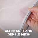 2 x HOME GENIE Durable and Gentle Mesh Laundry Bags for Washing Delicates, Silicone Zipper, Machine Safe for Bras Lingerie Baby Garments, Net Bag for Tangle Free Wash Dry, Travel, 4 Pk Medium and Large