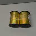 Pack of 2, OMISELIO Gold Ribbon - 500 Yard Shiny Metallic Curling Ribbon for Gift Wrapping, Balloons, Parties & Occasions