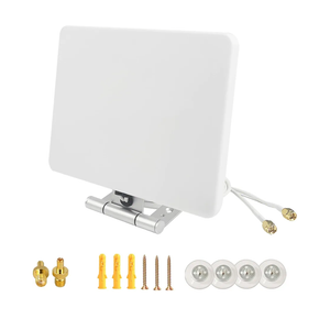 2x2 MIMO 5G 4G LTE Omni-Directional External Antenna (600-6000MHz), w/ TS9 & SMA Connectors, Compatible with Nighthawk M5 M6 (MR5200, MR5100) for AT&T, T-Mobile, Sprint Cellular Networks